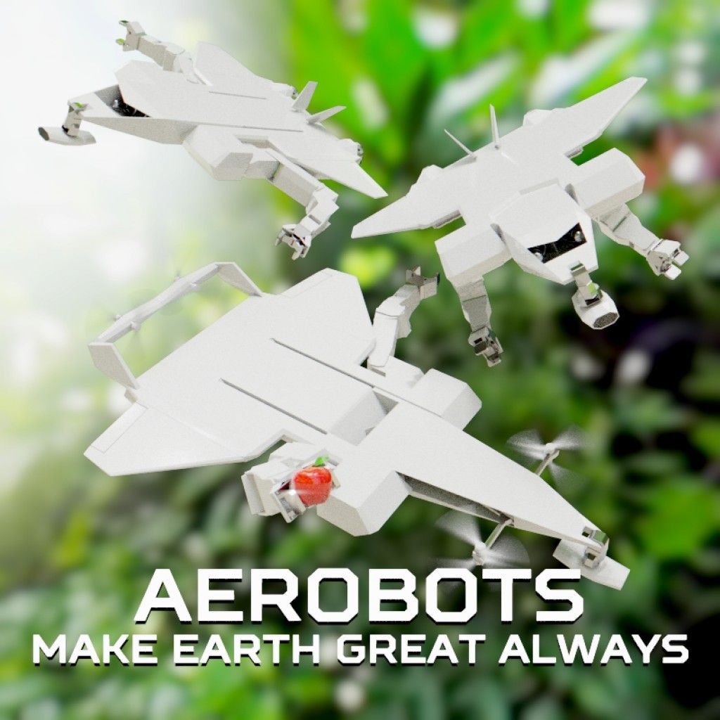 AEROBOTS MAKE EARTH GREAT ALWAYS preview image 1